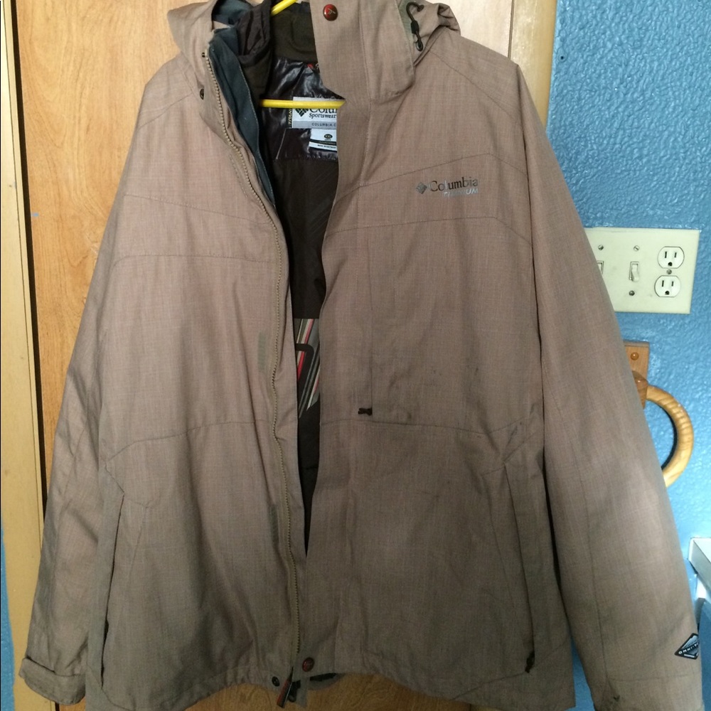 Men’s Columbia titanium double layer jacket